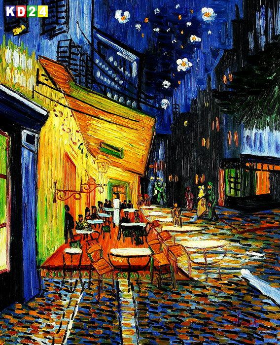 Vincent van Gogh - Nachtcafe c83218 50x60cm exzellentes Ölgemälde handgemalt