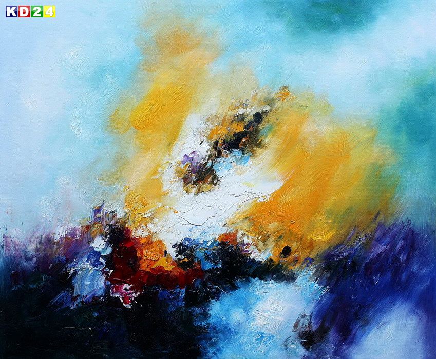 Abstract - The light of Ecstasy c82479 50x60cm abstraktes Ölgemälde