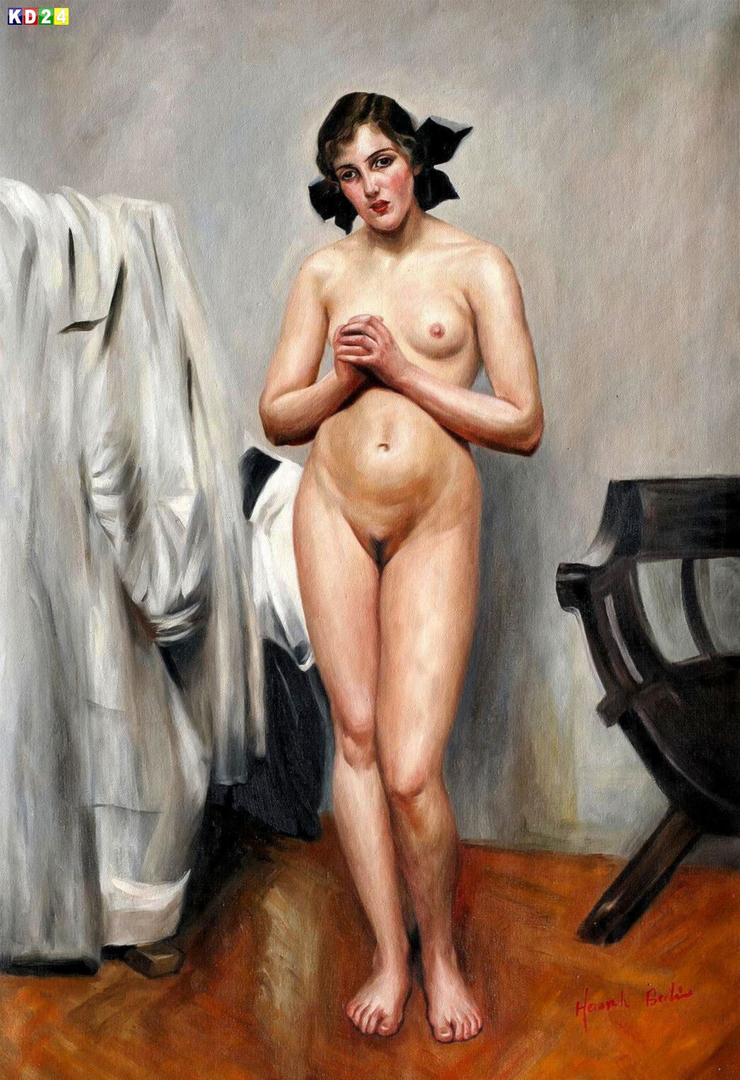 Anders Zorn - Akt einer jungen Frau d81731 60x90cm meisterhaftes Ölbild Museumsqualität