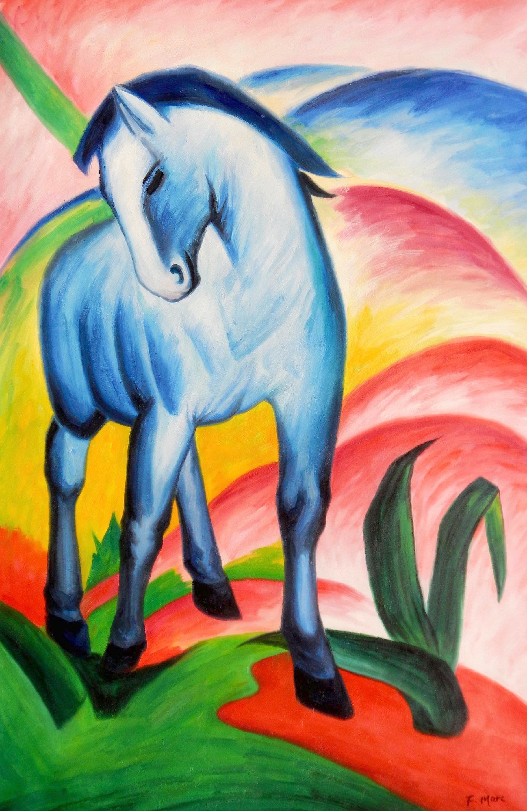 27 Coole Franz Marc Blaues Pferd Malvorlage | Beste Malvorlagen